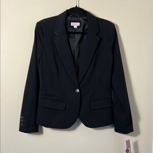 NWT Women's Merona Black Blazer Size 8